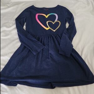 Navy Long Sleeve Dress